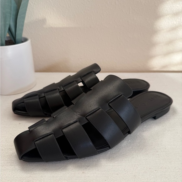 Katy Perry Collections Shoes - Katy Perry Collections Black Fisherman Mules